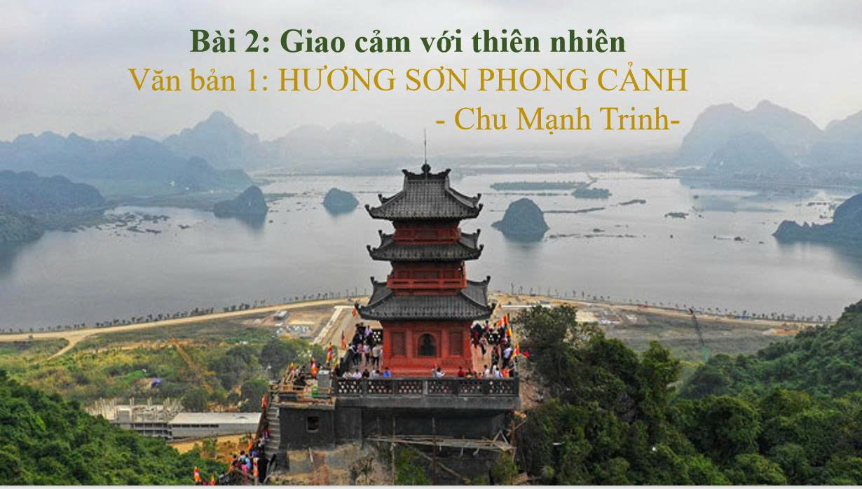Banner cho bài viết:Bài giảng - Bài 3 - Hương Sơn phong cảnh